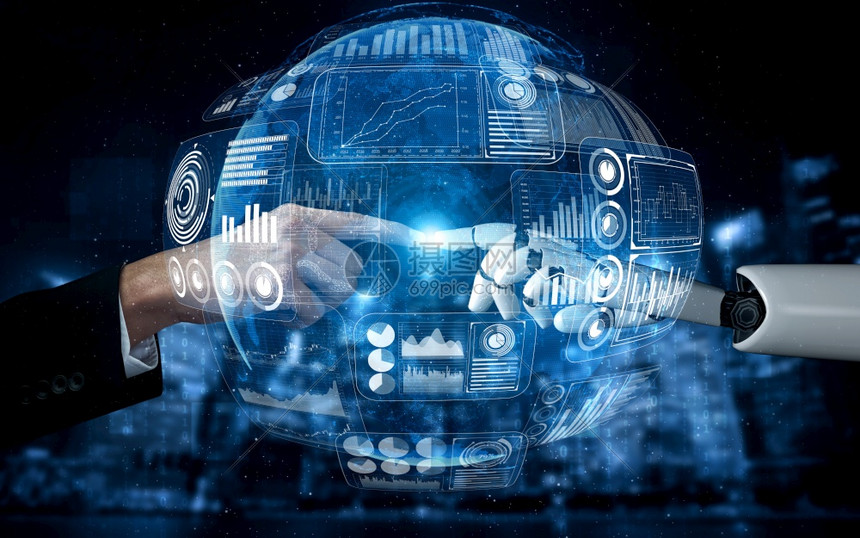 3d提供人工智能对机器人和的开发进行研究以促人们的未来生活数字据挖掘和计算机大脑的器学习技术设计